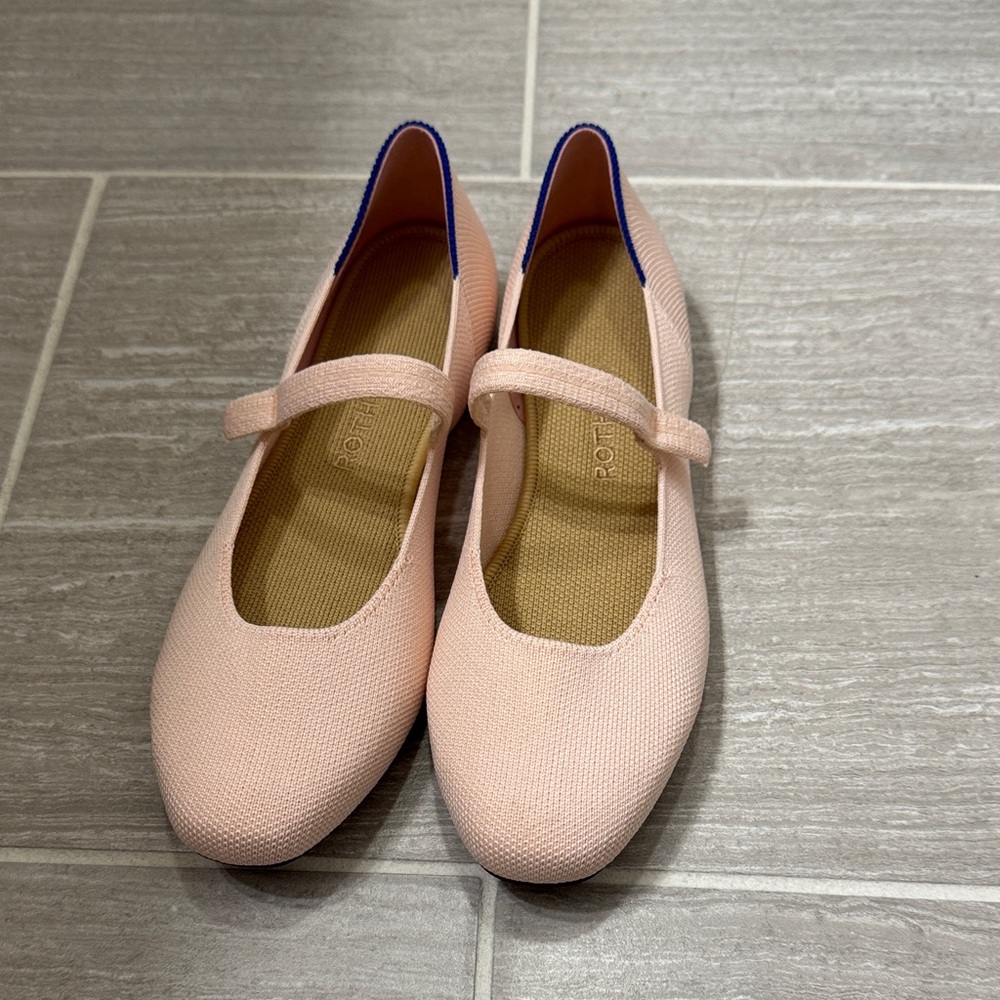 Pink Mary Jane Flats